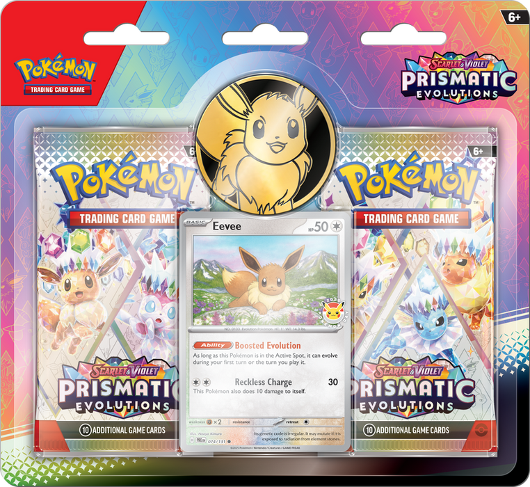 Pokemon SV8.5 Prismatic Evolutions 2-Pack Blister (2025-02-21)