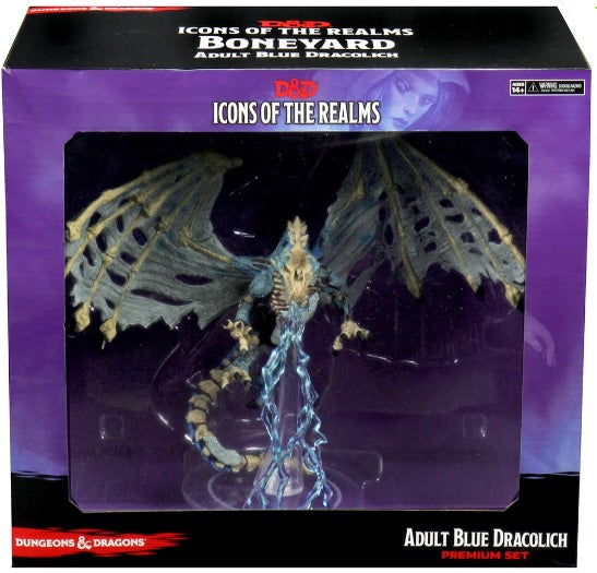 DND Icons 18: Boneyard Blue Dracolich Premium Set