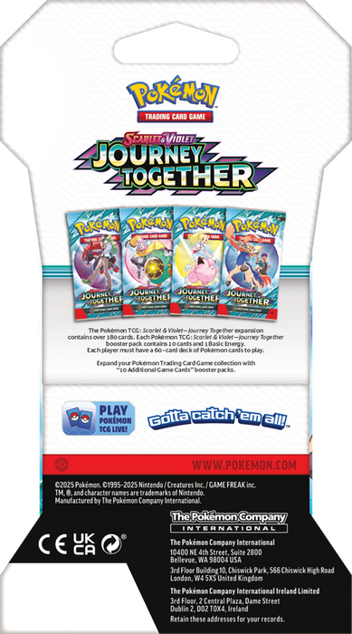 Pokemon SV9 Journey Together Sleeved Booster Pack (2025-03-24)