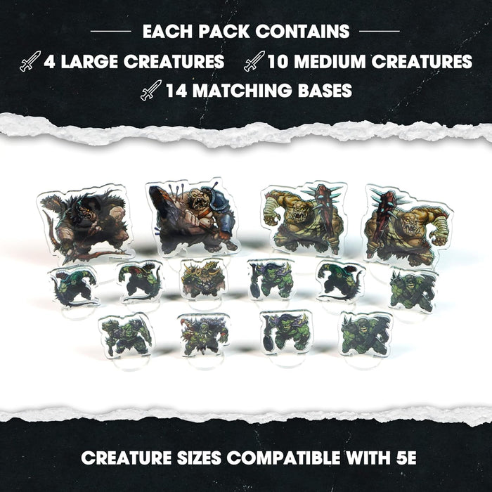 Dungeon Craft Flat Pack Minis: Orcs