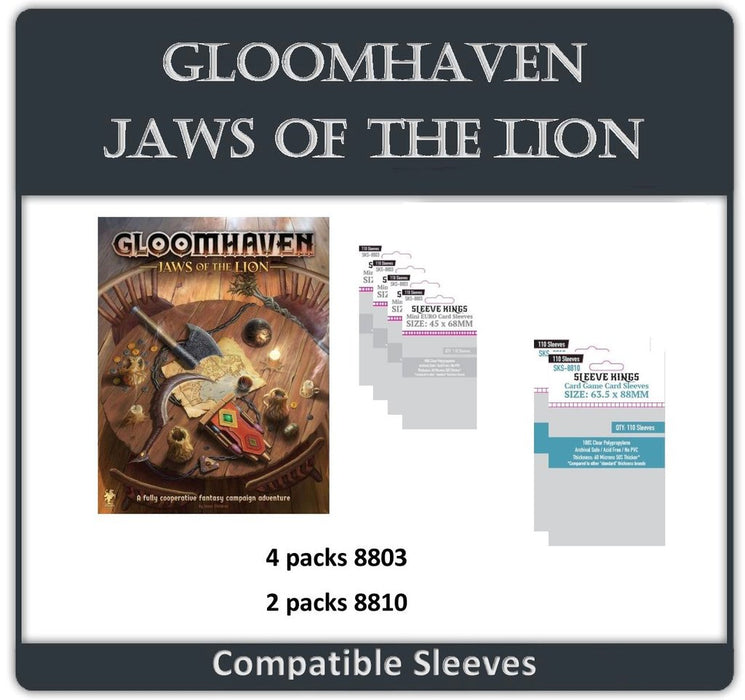 SK SLEEVE BUNDLE GLOOMHAVEN: JAWS OF THE LION