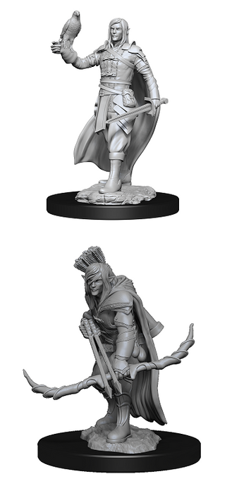 DND UNPAINTED MINIS WV13 ELF RANGER MALE