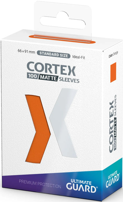 UG SLEEVES CORTEX STD MATTE ORANGE 100CT