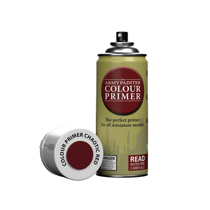 ARMY PAINTER - COLOUR PRIMER: CHAOTIC RED SPRAY (400ml) (CAN'T BE SHIPPED)