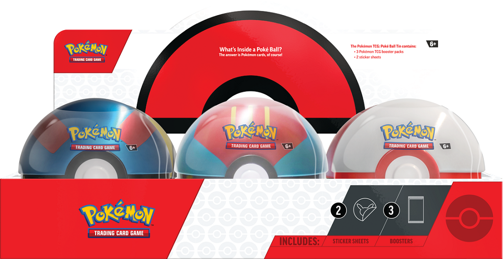 POKEMON POKE BALL TIN Q3 2023 (SET OF 6)