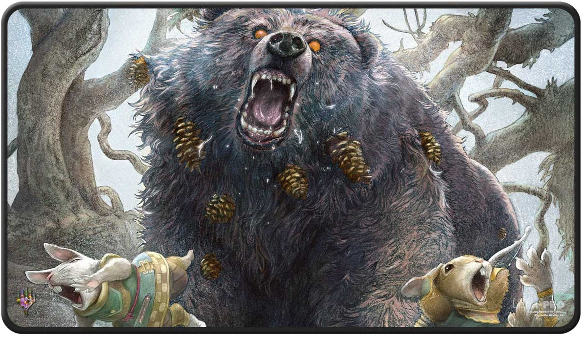 UP Playmat MTG Bloomburrow Black Stitched Artist 2