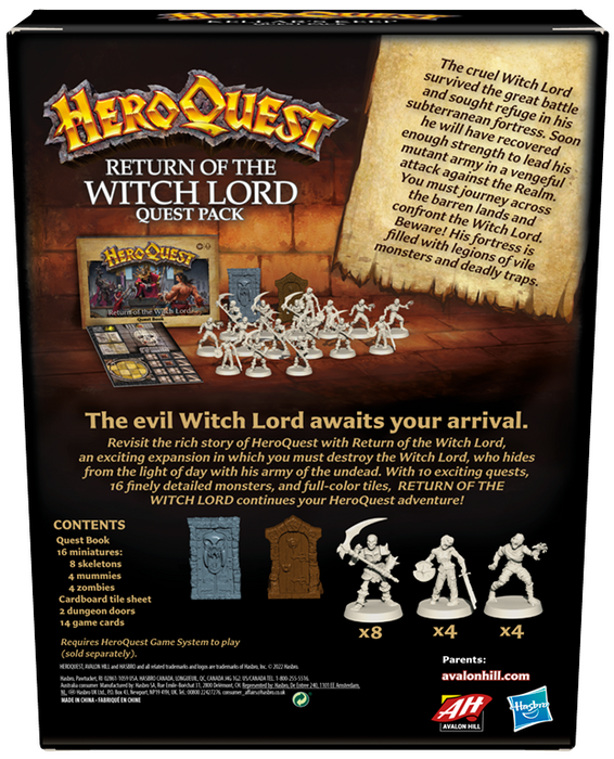 HERO QUEST RETURN OF WITCHLORD EXPANSION (EN)