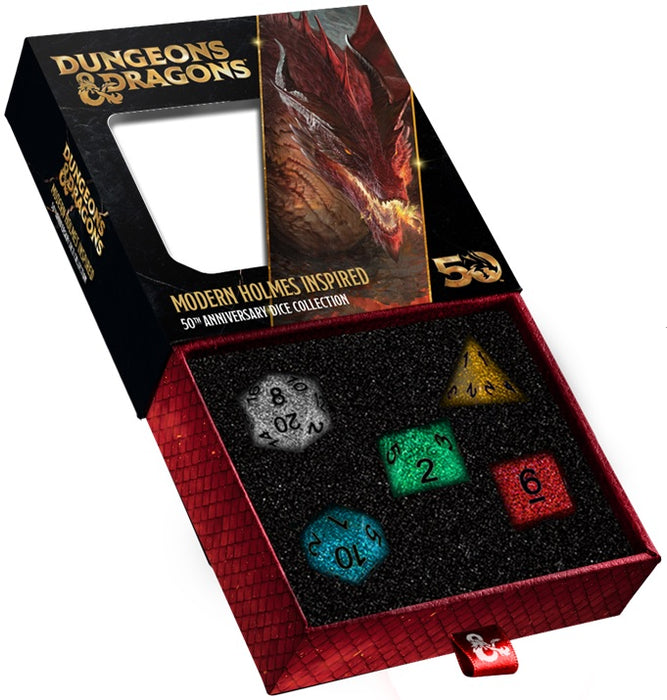 DND 50th Aniversary Dice Commemorative Set