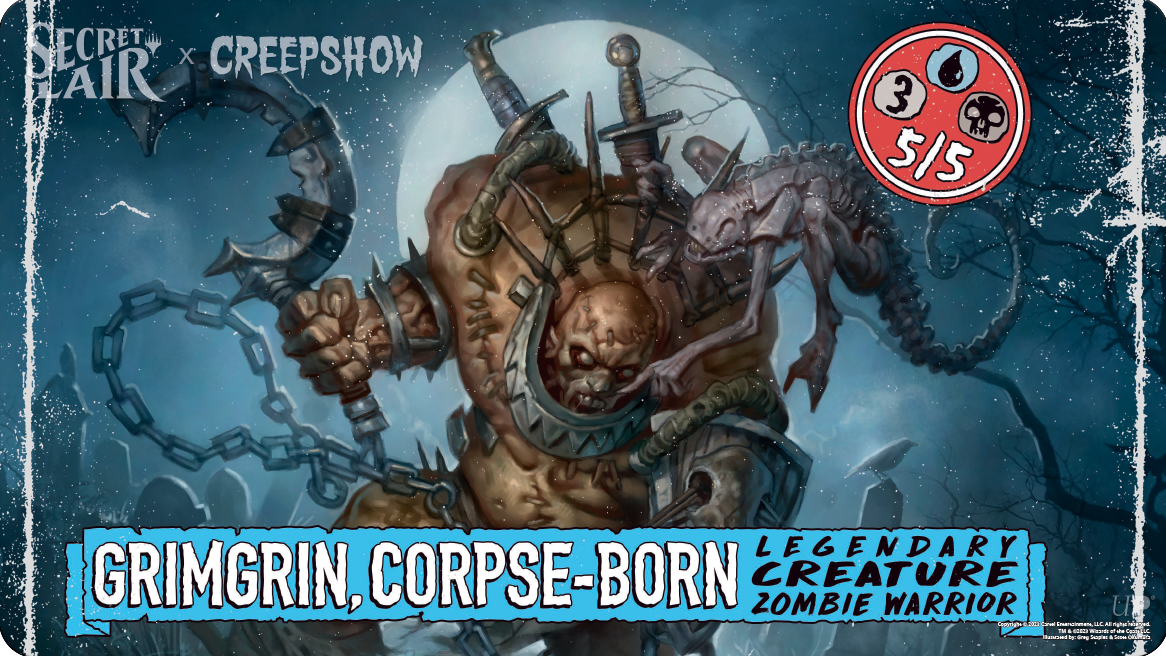 UP PLAYMAT MTG SECRET LAIR OCTOBER 2023 CREEPSHOW