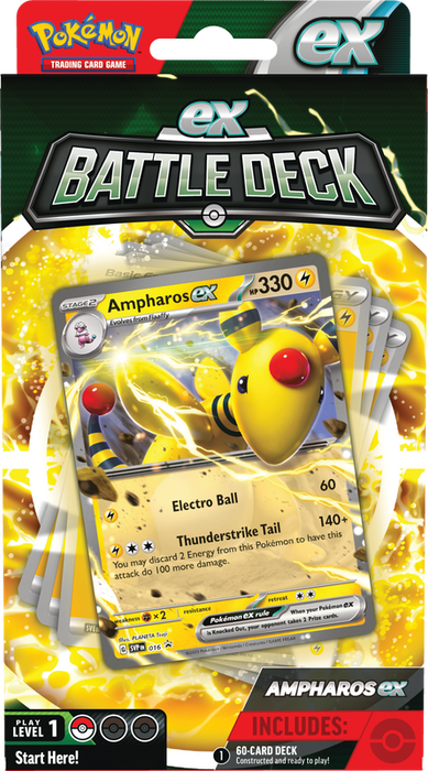 POKEMON BATTLE DECKS AMPHAROS EX