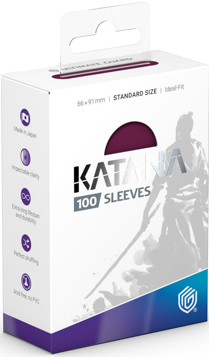 UG SLEEVES KATANA RADIANT PLUM 100CT