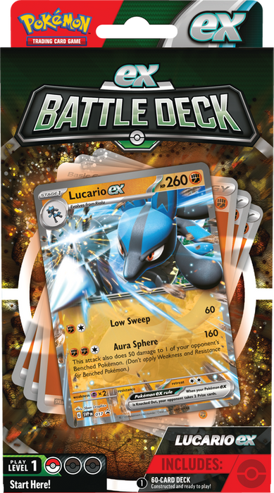 POKEMON BATTLE DECKS LUCARIO EX