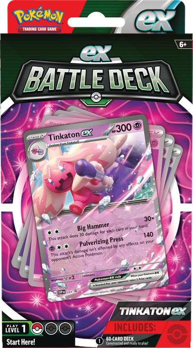 POKEMON BATTLE DECKS TINKATON EX