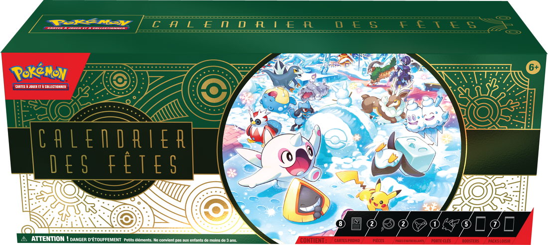 Pokemon Calendrier des Fêtes 2024 (FRENCH)