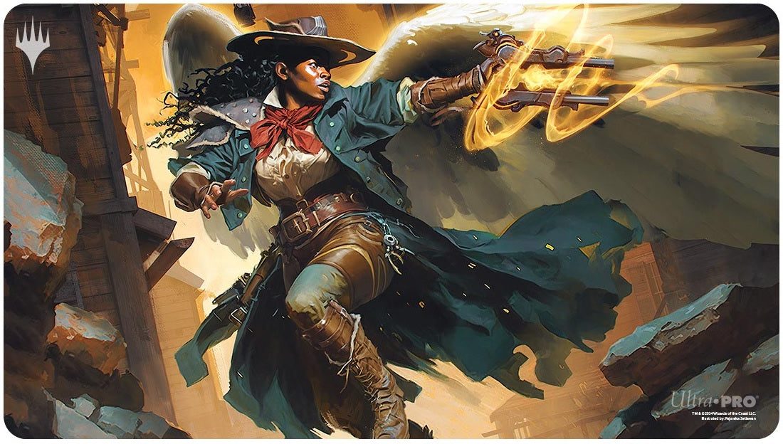 UP PLAYMAT MTG OUTLAWS OF THUNDER JUNCTION WHITE