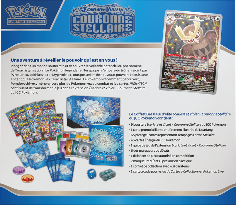 Pokemon SV7 Couronne Stellaire Coffret Dresseur D'Élite (French)