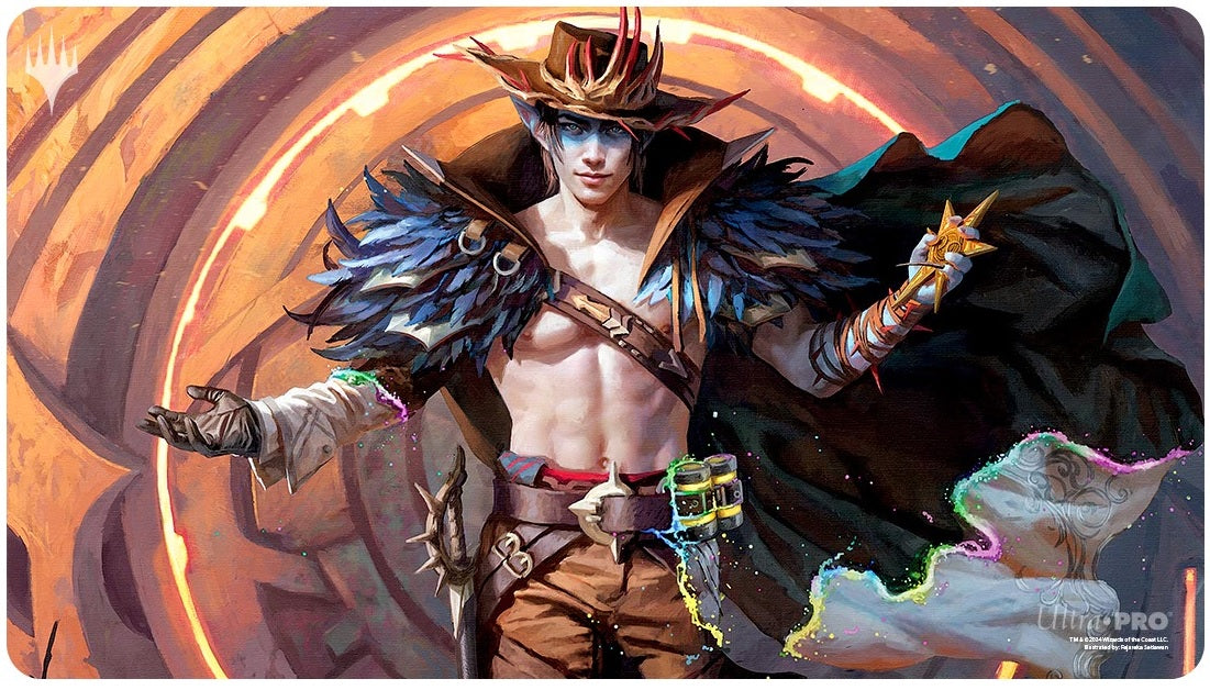 UP PLAYMAT MTG OUTLAWS OF THUNDER JUNCTION ART 4