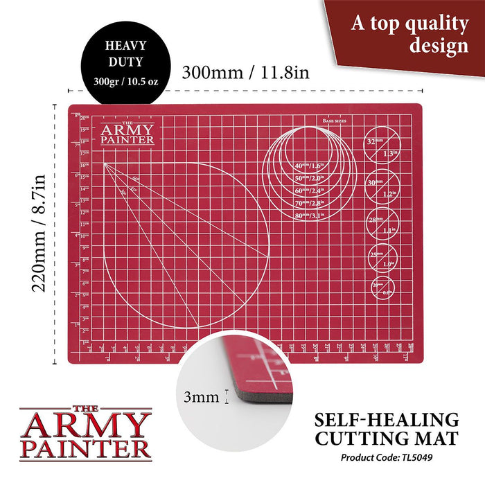 Army Painter - Miniature & Model Tools: Self-Healing Cutting Mat