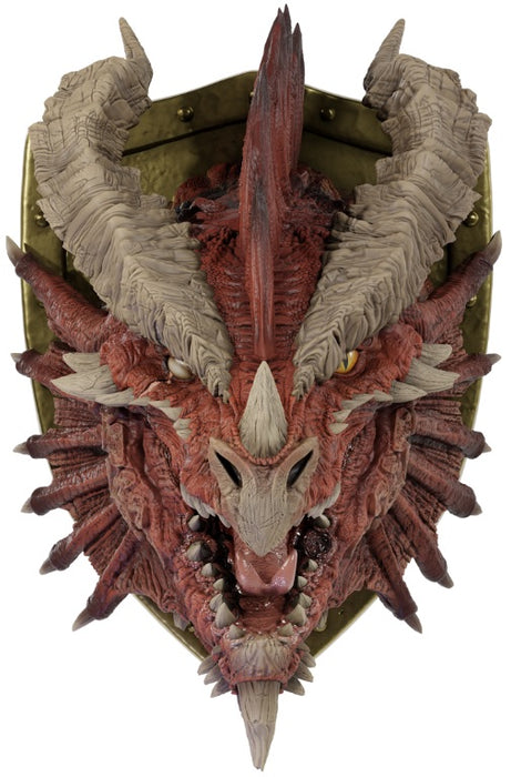 DND REPLICAS OF THE REALMS ANCIENT RED DRAGON TROPHY PLAQUE LIMITED EDITION 50TH ANNIVERSARY