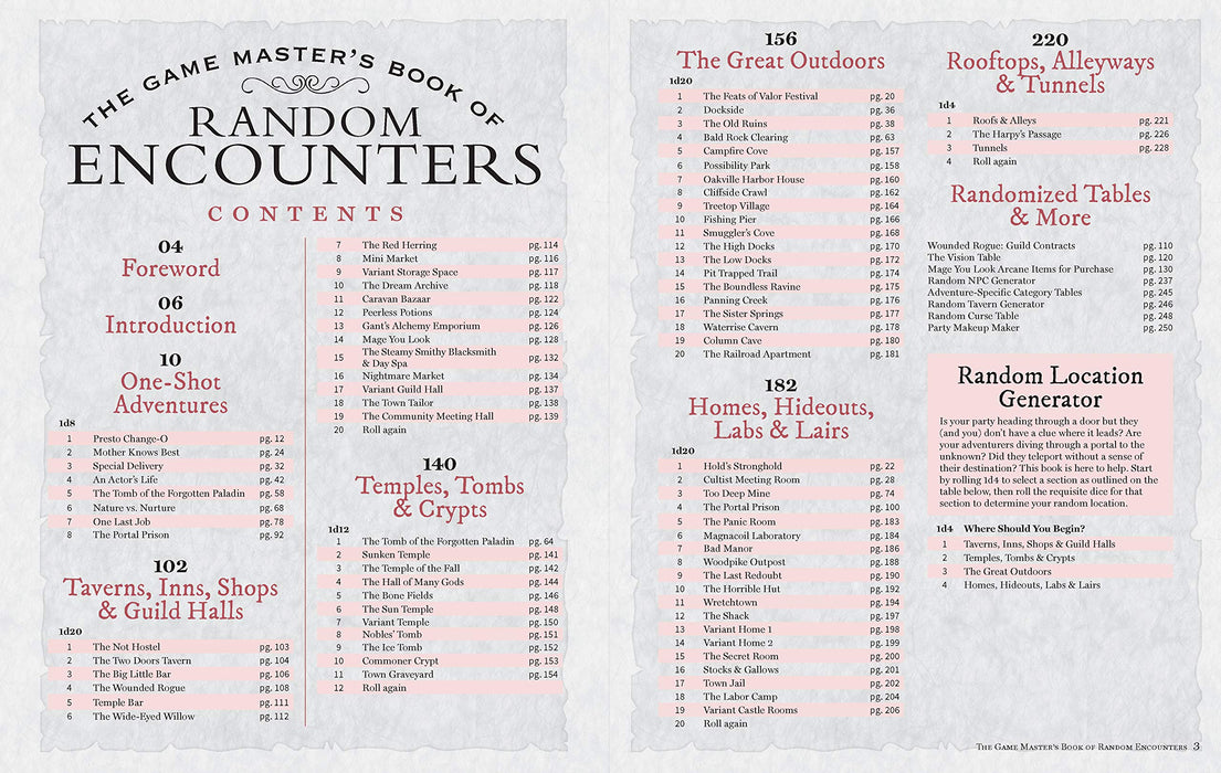 The Game Masters Book of Random Encounters (EN)