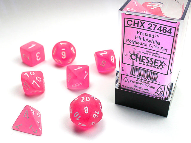 FROSTED 7-DIE SET PINK/WHITE