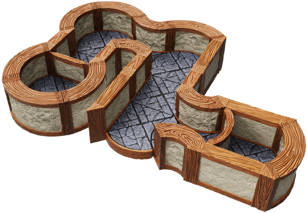 WARLOCK TILES: 1" TOWN/VILLAGE ANGLES/CURVES EXPANSION