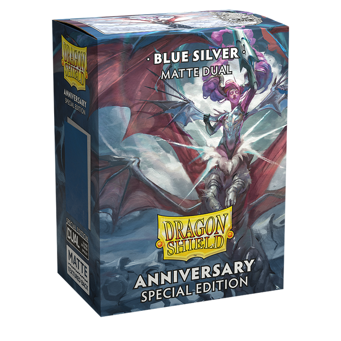 DRAGON SHIELD SLEEVES ANNIVERSARY SPECIAL EDITION BLUE/SILVER