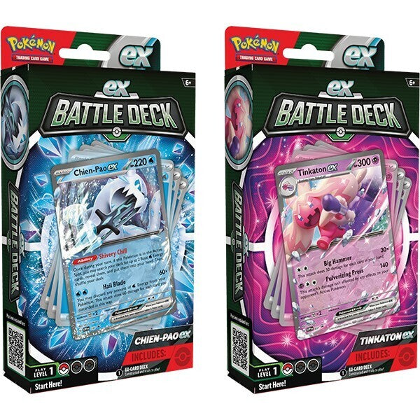 POKEMON BATTLE DECKS EX SET OF 2