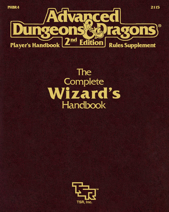 The Complete Wizard's Handbook: 2nd Edition Rules Supplement (Used)