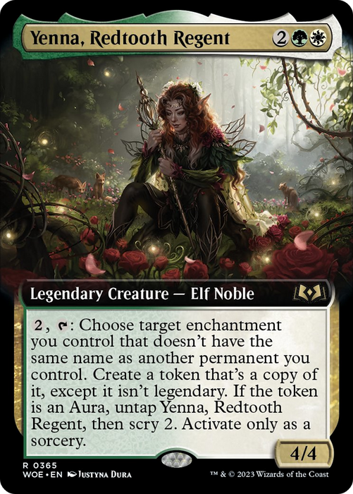 Yenna, Redtooth Regent (Extended Art) [Wilds of Eldraine]