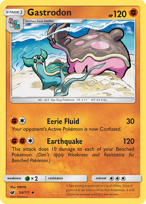 Gastrodon (54/111) [Sun & Moon: Crimson Invasion]