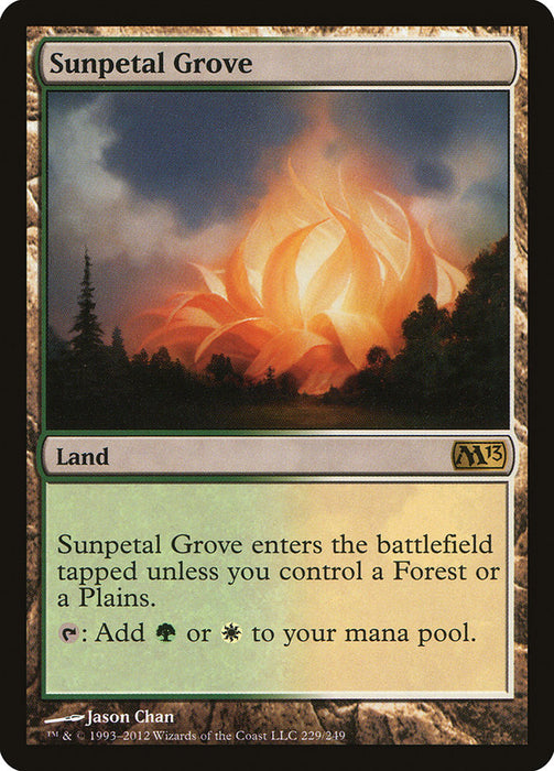 Sunpetal Grove [Magic 2013]