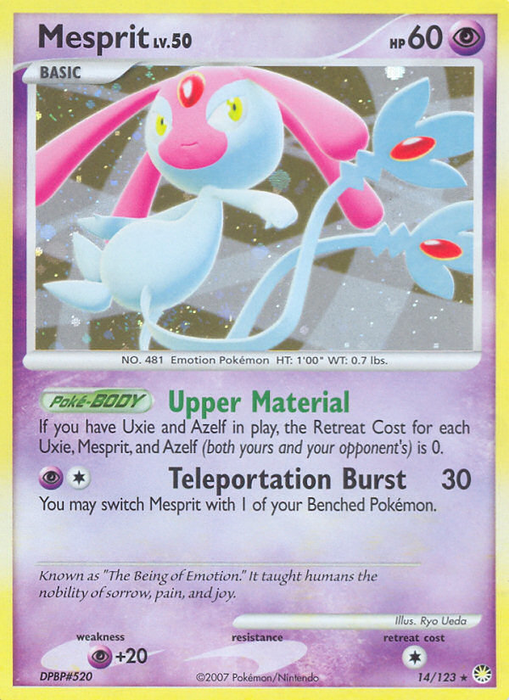 Mesprit (14/123) [Diamond & Pearl: Mysterious Treasures]