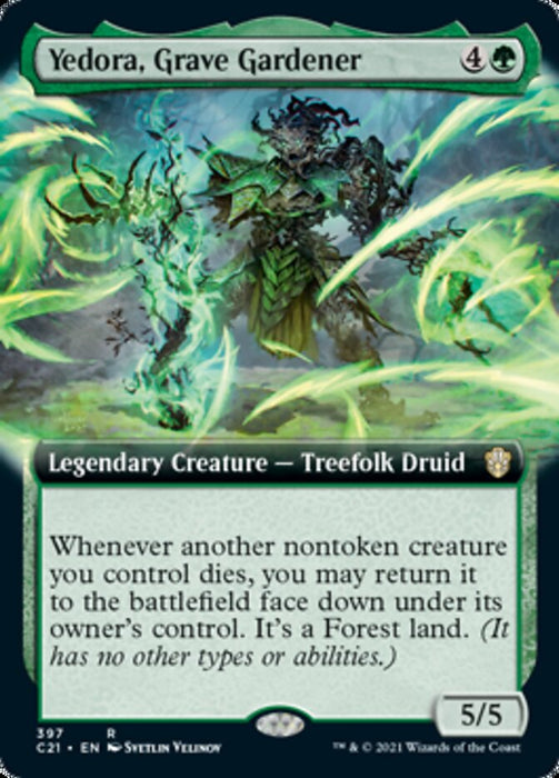 Yedora, Grave Gardener (Extended Art) [Commander 2021]