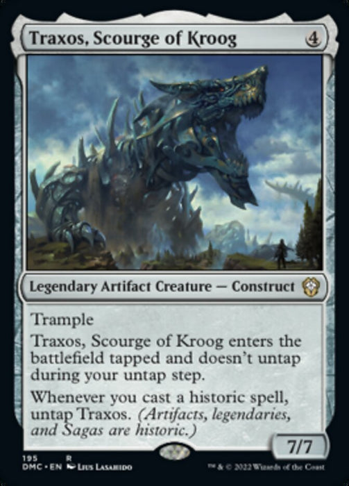 Traxos, Scourge of Kroog [Dominaria United Commander]