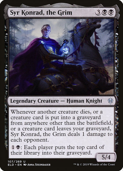 Syr Konrad, the Grim [Throne of Eldraine]