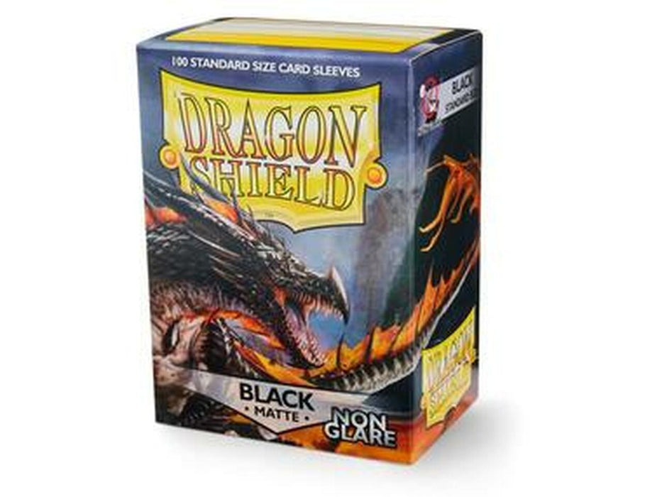 DRAGON SHIELD SLEEVES MATTE BLACK NON-GLARE 100CT