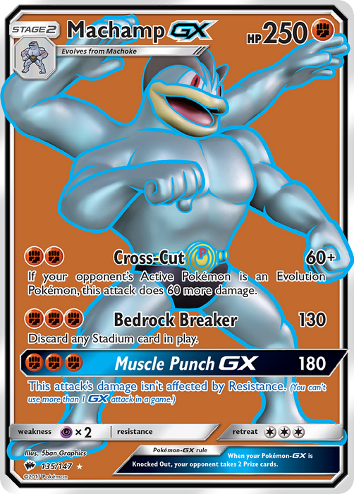 Machamp GX (135/147) [Sun & Moon: Burning Shadows]