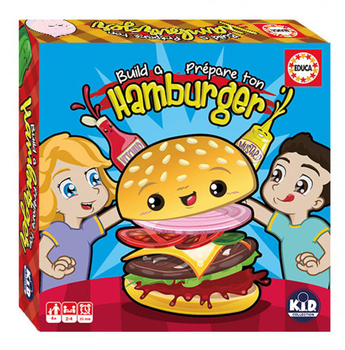 Educa - Jeu Prépare ton hamburger (FR)