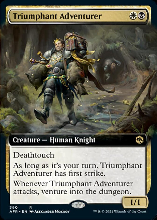 Triumphant Adventurer (Extended Art) [Dungeons & Dragons: Adventures in the Forgotten Realms]