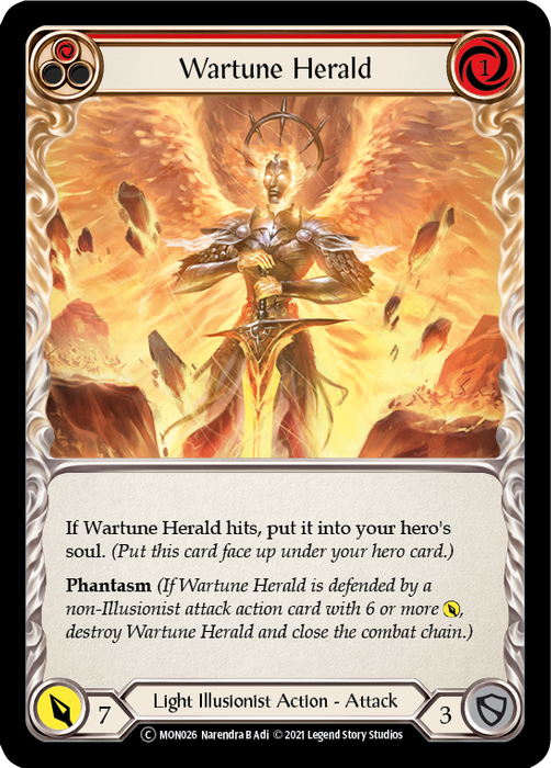 Wartune Herald (Red) [U-MON026] (Monarch Unlimited)  Unlimited Normal