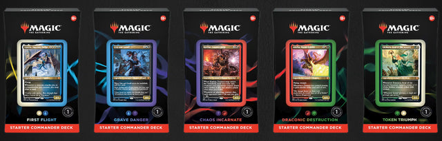 MTG Starter Commander Deck Set of 5