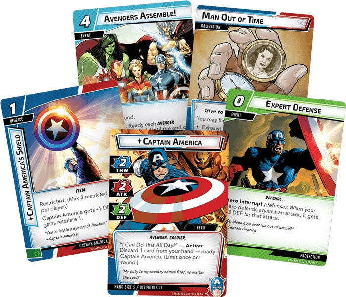 Marvel Champions: LCG: Captain America Hero Pack (Fr)