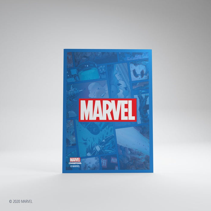 Sleeves: Marvel Champions Marvel Logo Blue (50)