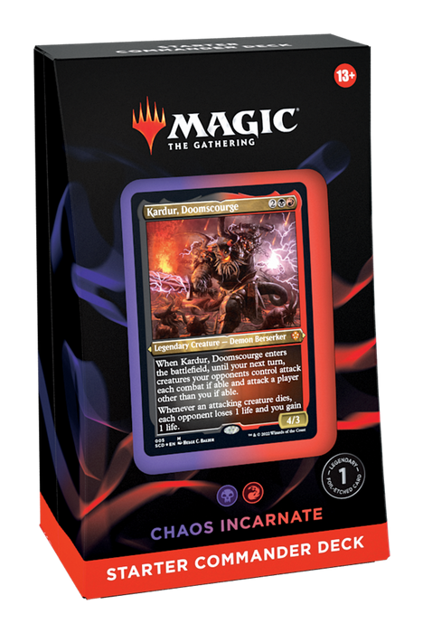 MTG Starter Commander Deck Chaos Incarnate