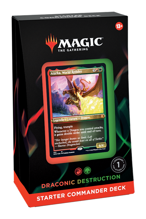 MTG Starter Commander Deck Draconic Destruction