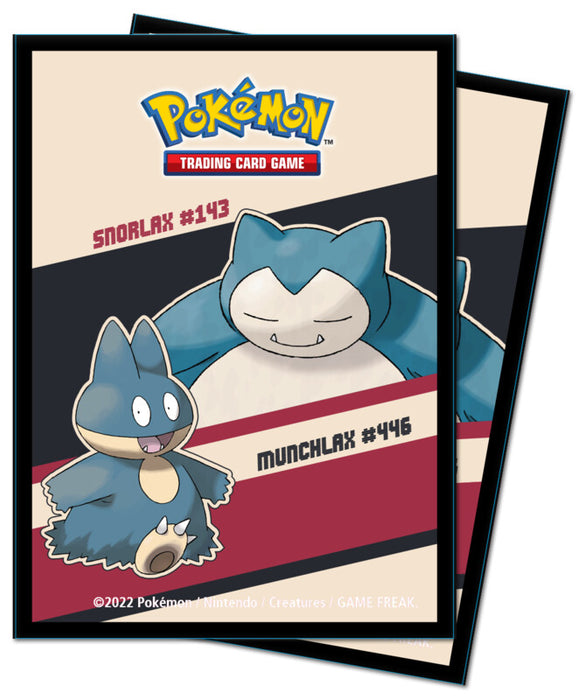 UP D-PRO POKEMON SNORLAX/MUNCHLAX 65CT