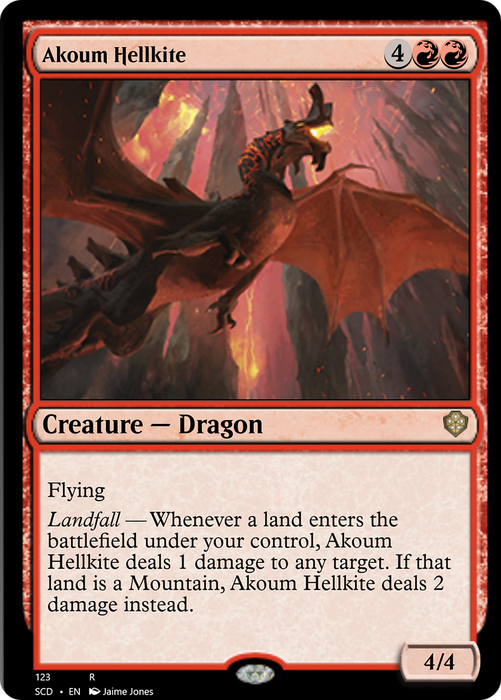 Akoum Hellkite [Starter Commander Decks]