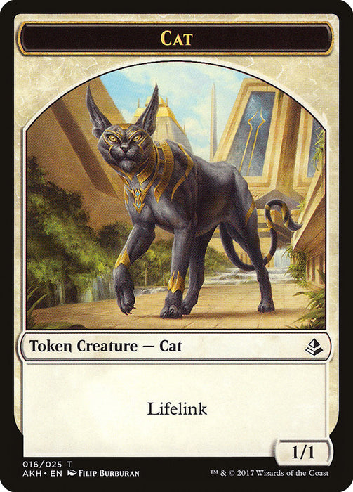 Steadfast Sentinel // Cat Double-Sided Token [Hour of Devastation Tokens]