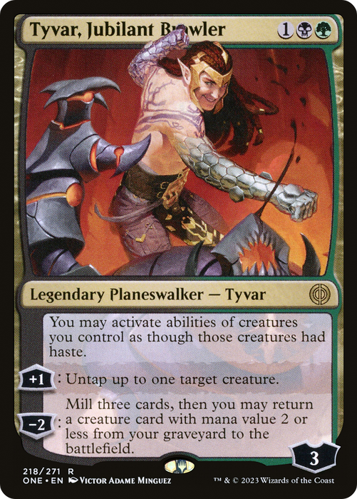 Tyvar, Jubilant Brawler [Phyrexia: All Will Be One]